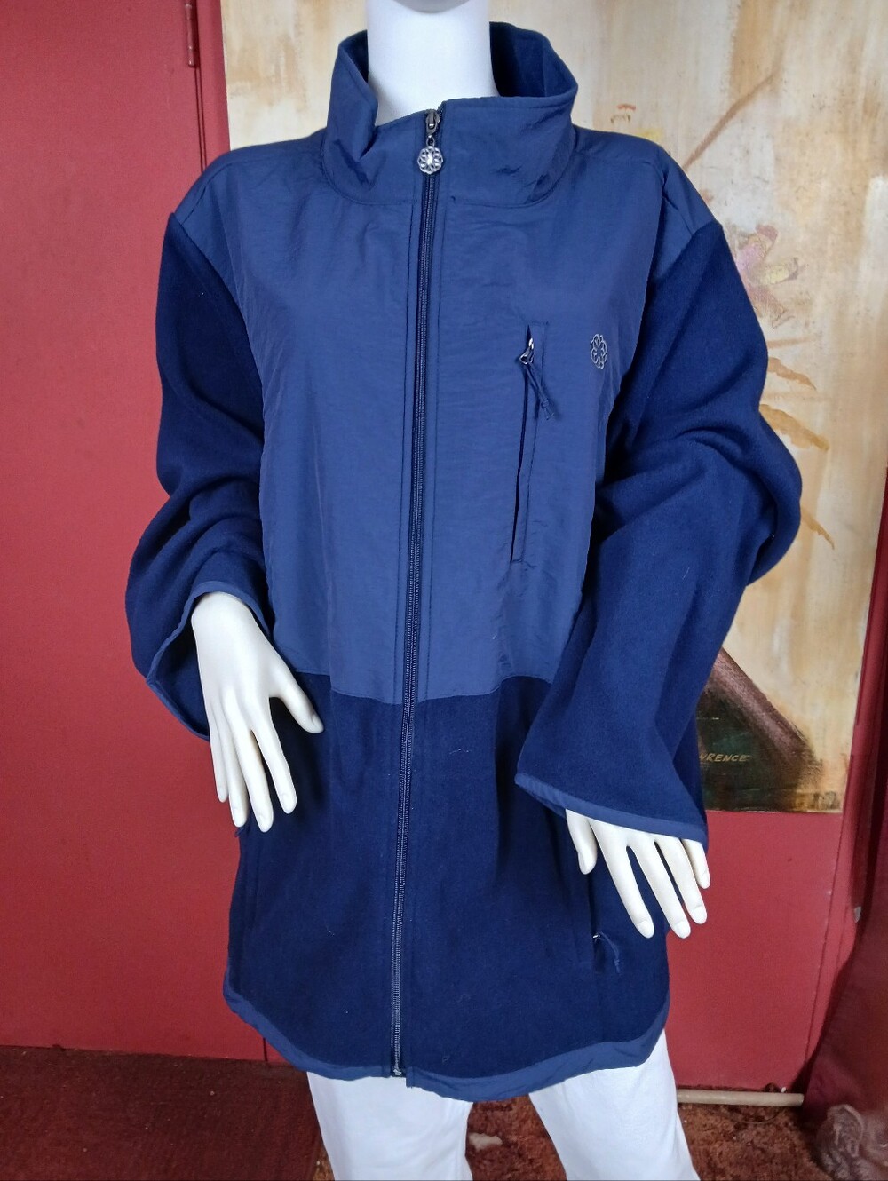 Wilson Men's Two-Tone Navy Windbreaker Jacket